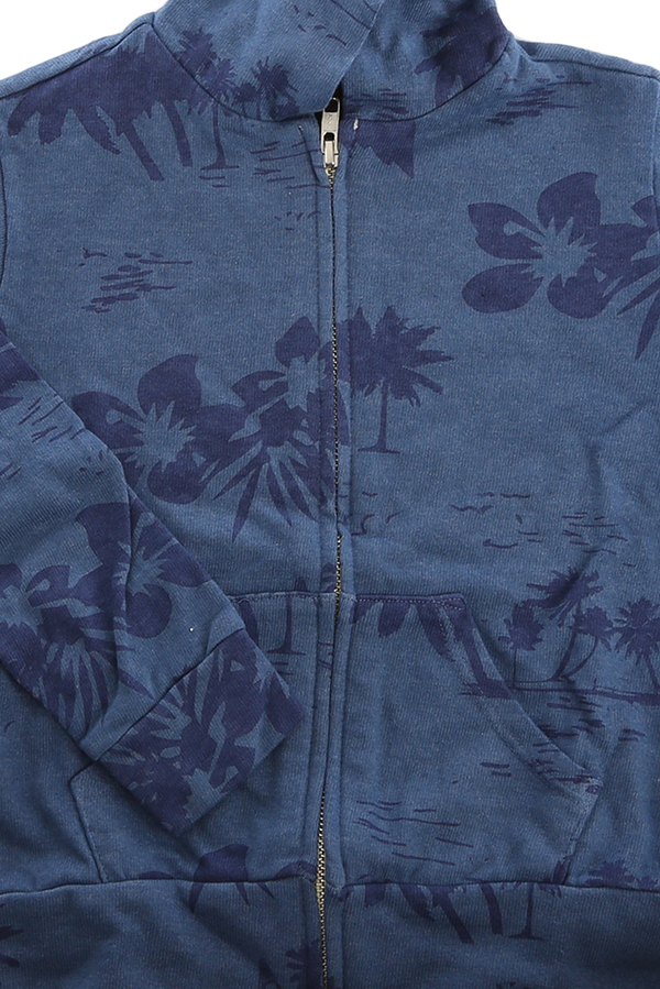 Kids Monrow Zip Hoody - Blue Hawaiian Kids Monrow Zip Hoody - Blue Hawaiian