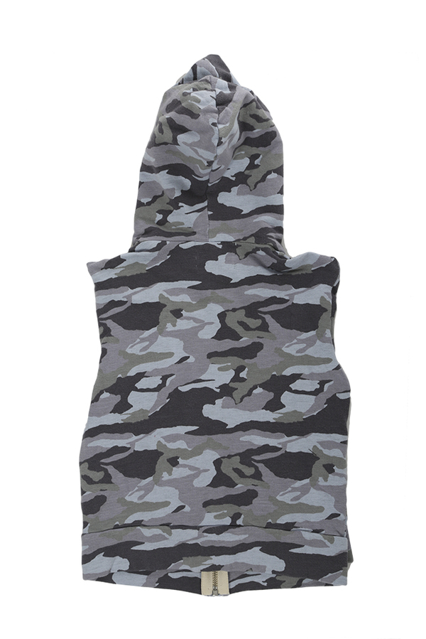 Kids Monrow Camo Zip Hoody - Surf Kids Monrow Camo Zip Hoody - Surf