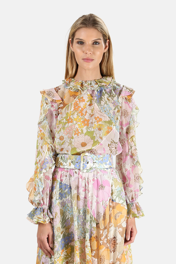 Zimmermann Super Eight Ruffle Shirt