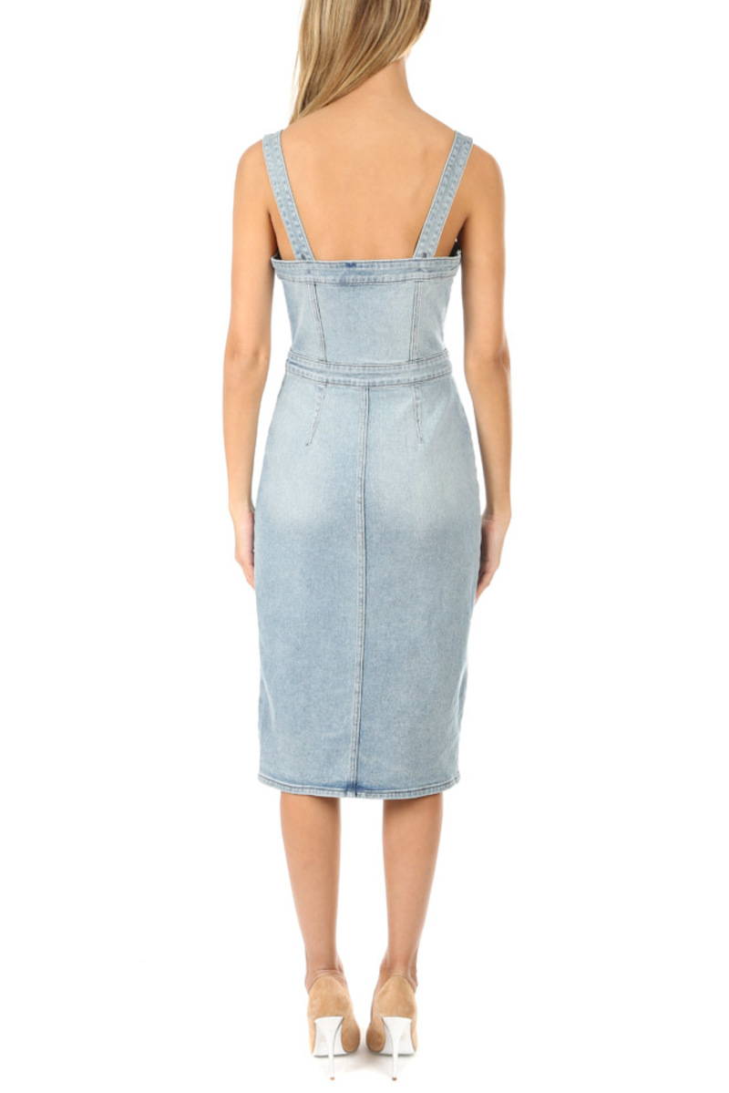 GRLFRND Petra Denim Dress All or Nothing Garmentory