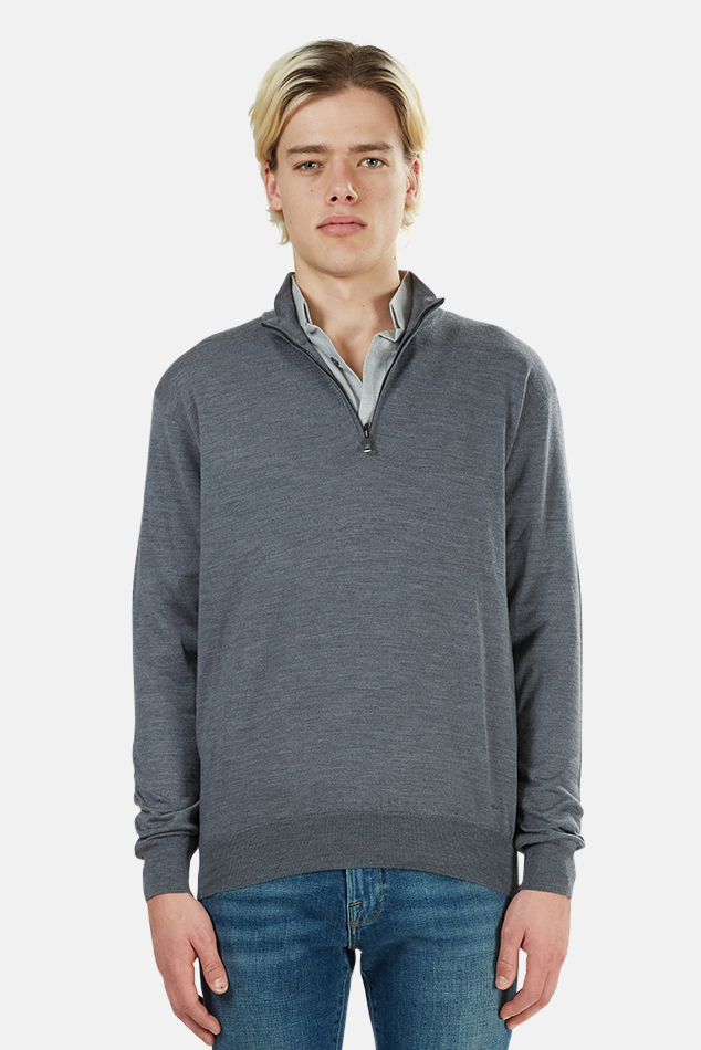 Paul \u0026 Shark Mock Neck Half Zip Sweater 