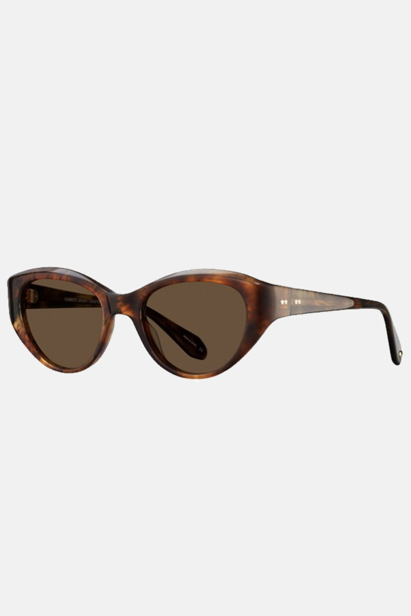 Garrett Leight Del Rey 50 Sunglasses - Feather Tortoise  display picture 1