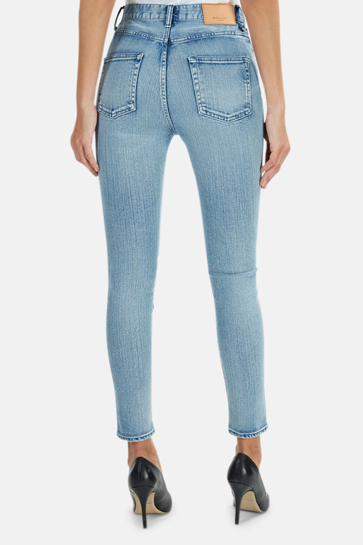 MOUSSY Vintage Milroy Rebirth Skinny Jeans - Light Blue | Garmentory