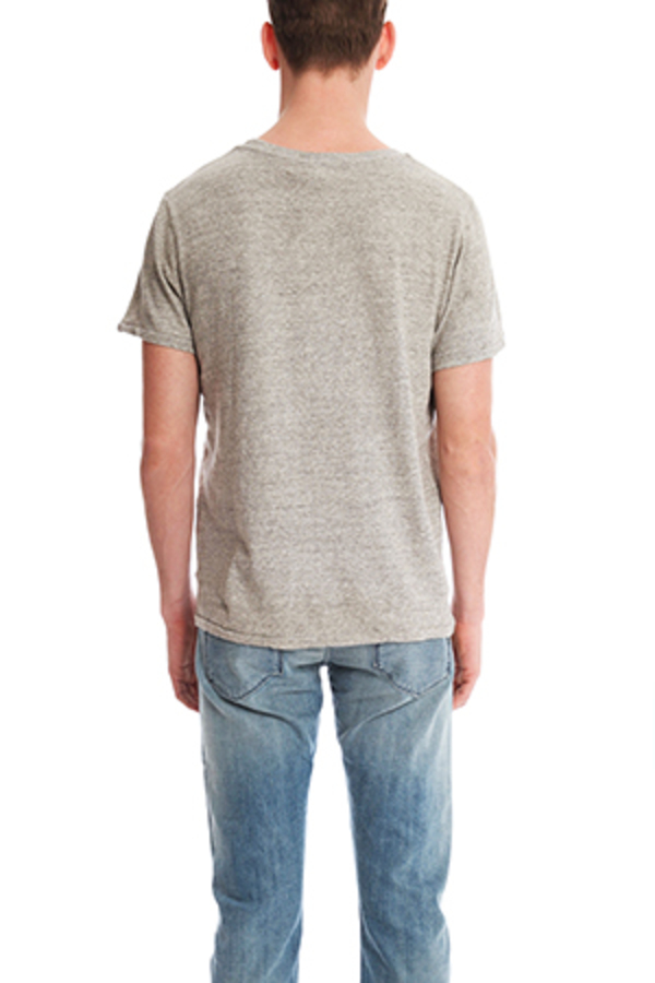Remi Relief Twist Recycle Morning Star T-Shirt - Heather Grey Remi Relief Twist Recycle Morning Star T-Shirt - Heather Grey