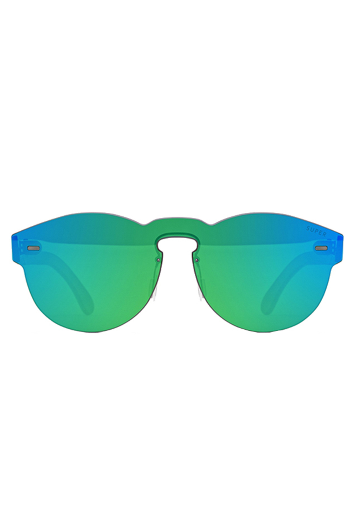 RETROSUPERFUTURE Tuttolente Paloma Holographic Sunglasses - Green - Image 1 of 3
