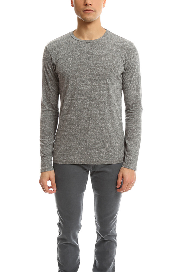 Goodlife Basic Crewneck LS Top - Light Heather Goodlife Basic Crewneck LS Top - Light Heather