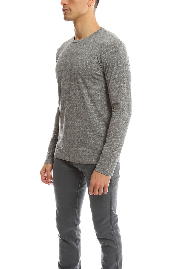 Goodlife Basic Crewneck LS Top - Light Heather Goodlife Basic Crewneck LS Top - Light Heather