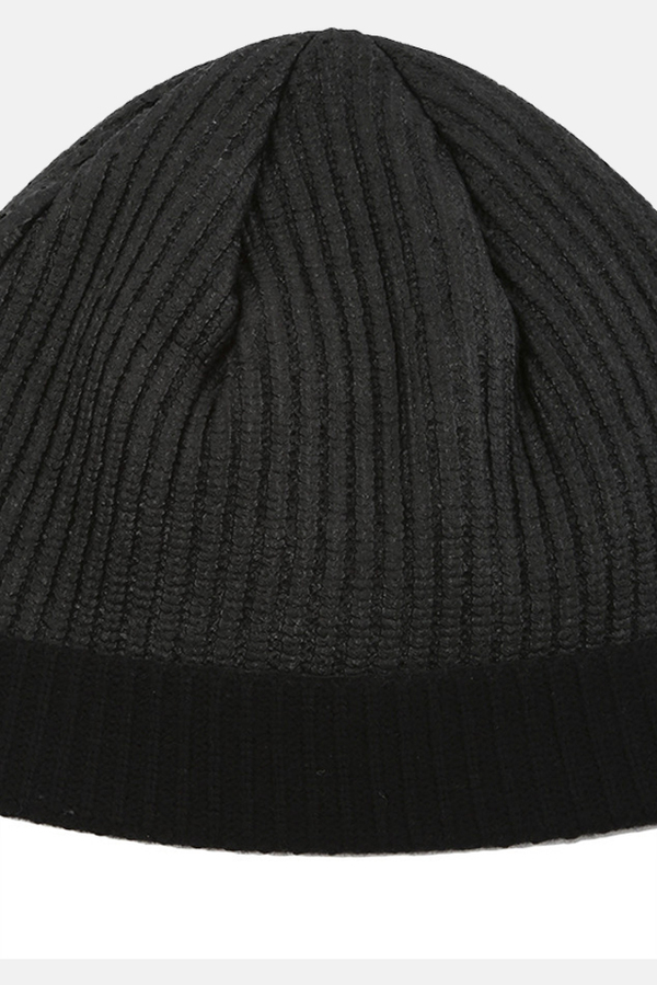 Helmut Lang Coated Knit Beanie - Black Helmut Lang Coated Knit Beanie - Black
