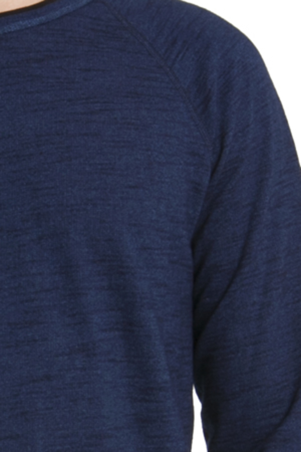 Hentsch Man Melange Sweater - Navy Hentsch Man Melange Sweater - Navy