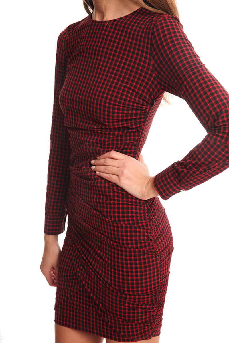 Roseanna Feliz Kirsten Robe Dress - check