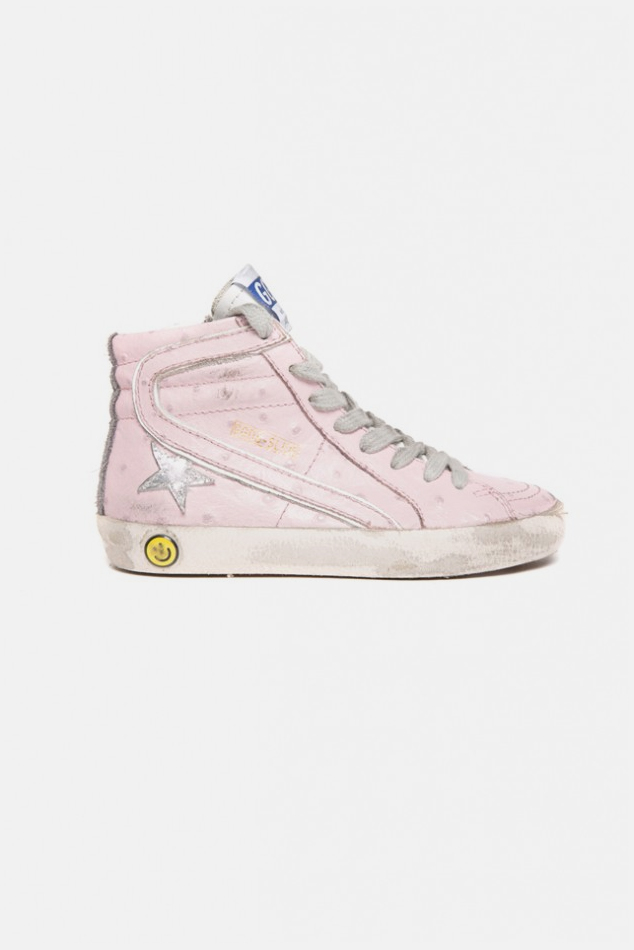 golden goose pink high top
