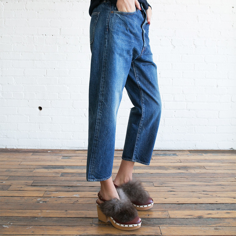 チマラSELVEDGE DENIM WIDE TAPERED CUT 32