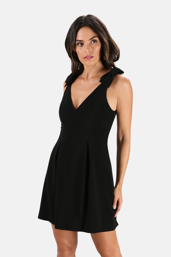 zimmermann black mini dress