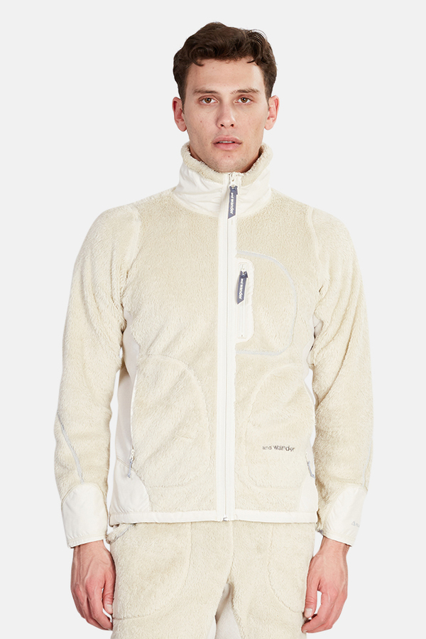 off white fleece jacket