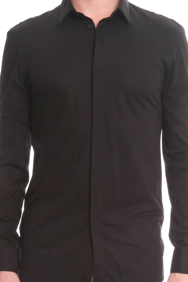 Helmut Lang Spring Pique Shirt - Black Helmut Lang Spring Pique Shirt - Black