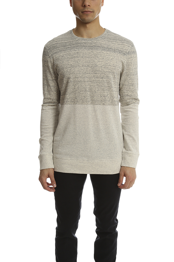 Helmut Lang Crewneck Sweatshirt - Sand Heather Helmut Lang Crewneck Sweatshirt - Sand Heather