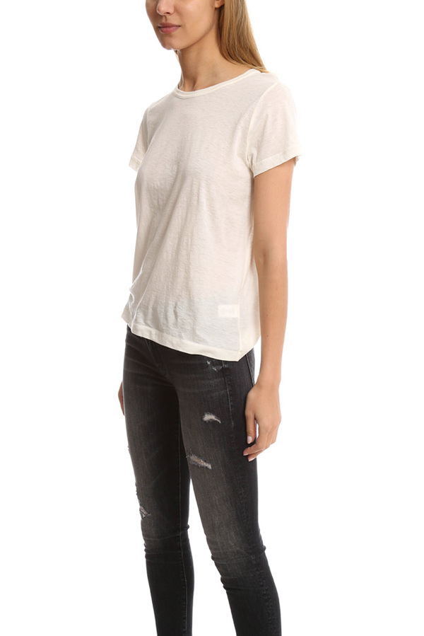 Helmut Lang Kick Front Tee - Ivory Helmut Lang Kick Front Tee - Ivory