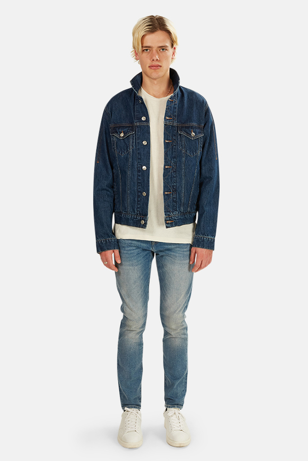 IRO Glean Denim Jacket Indigo Garmentory