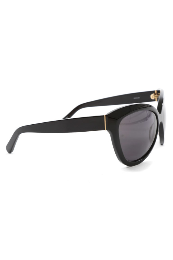 Linda Farrow x The Row Classic Sunglasses - Black | Garmentory
