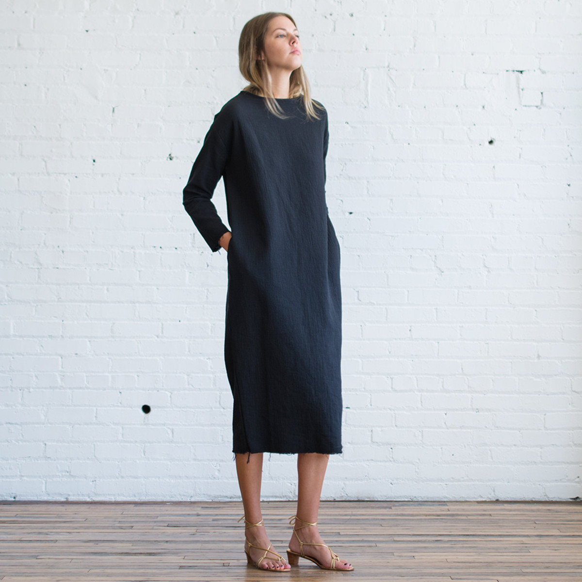 knee length dresses for ladies Kohl dress – Line & Dot main image 0