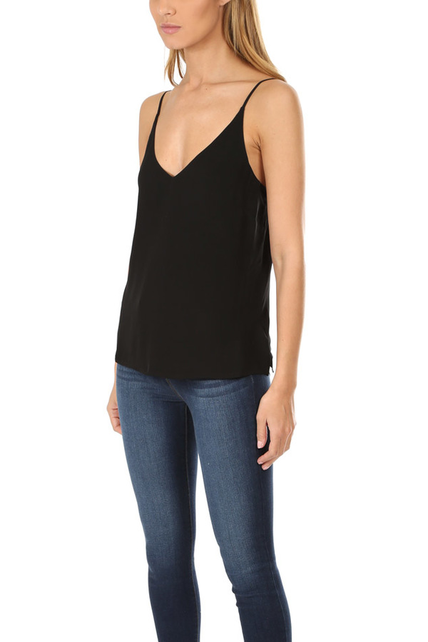 L'Agence Gabriella Tank Top - Black L'Agence Gabriella Tank Top - Black
