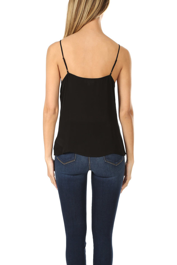 L'Agence Gabriella Tank Top - Black L'Agence Gabriella Tank Top - Black