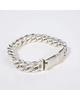 Cornelia Webb Heavy Chain Bracelet With Molded Clasp - Silver - Thumbnail 1
