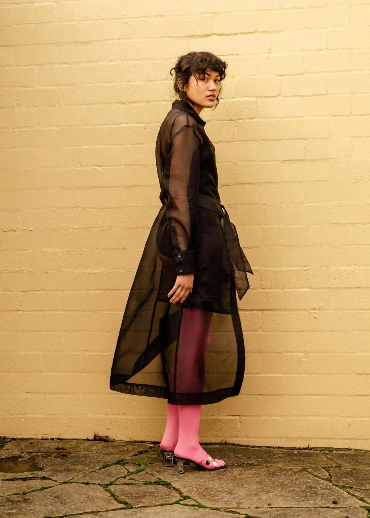 slim fit dress slacks Novella Midi Dress