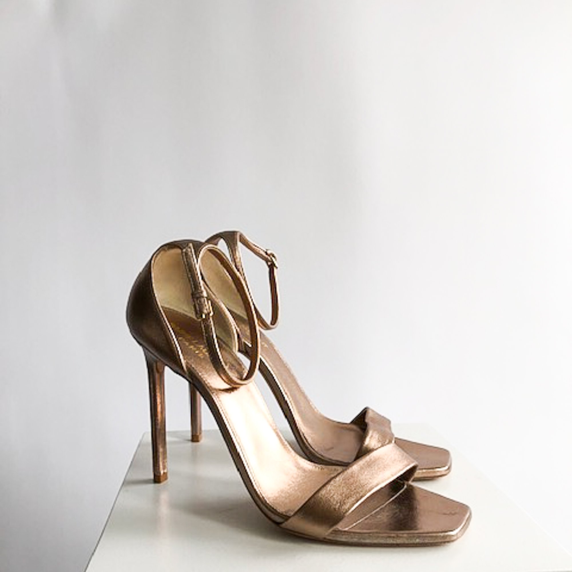 topshop rose gold heels