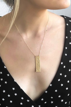 Thatch Rectangle Constellation Necklace 