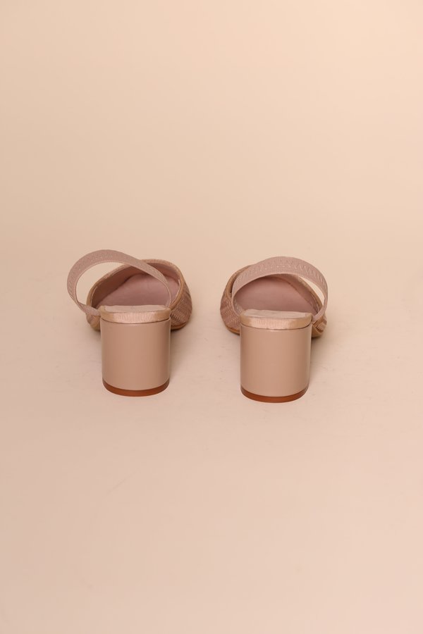 "INTENTIONALLY __________." FRIDA Heel - Sable Woven "INTENTIONALLY __________." FRIDA Heel - Sable Woven