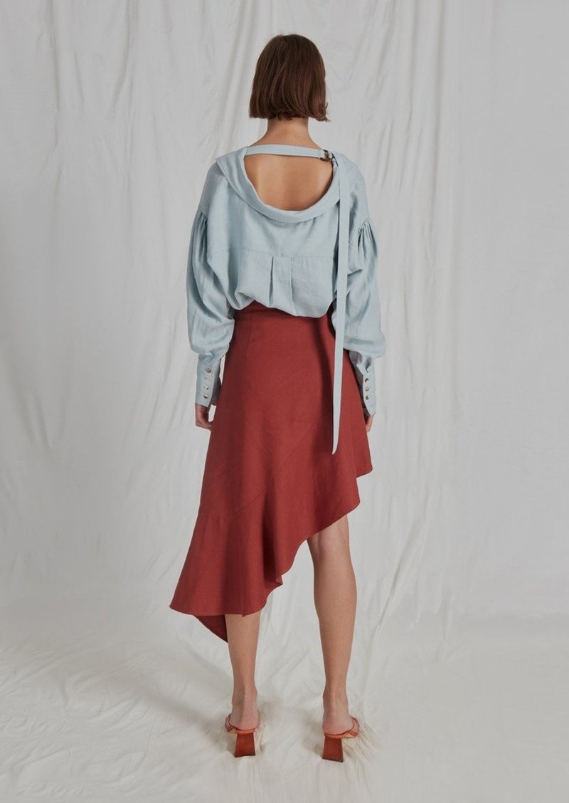 Rejina Pyo Ella Skirt - Linen Incarnadine | Garmentory