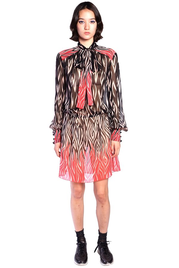 anna sui black dress