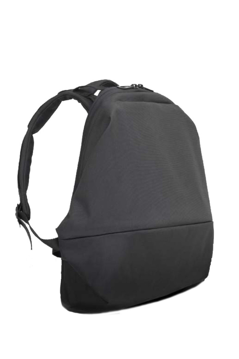 côte&ciel Meuse Backpack Meuse Ripple // Eco Yarn // Midnight Black + Rich Jade  main image 4