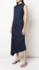 Sies Marjan Fontana Side-Ruched Dress - Marine Navy - Thumbnail 3
