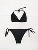 Lido Womens Diciassette Bikini - Black - Thumbnail 2