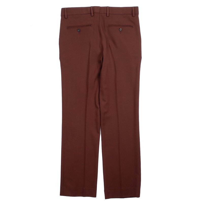 SECOND/LAYER WV TAILORED BOOTCUT PANTS - WINE | Garmentory