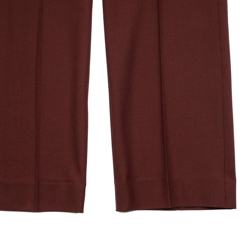 SECOND/LAYER WV TAILORED BOOTCUT PANTS - WINE | Garmentory