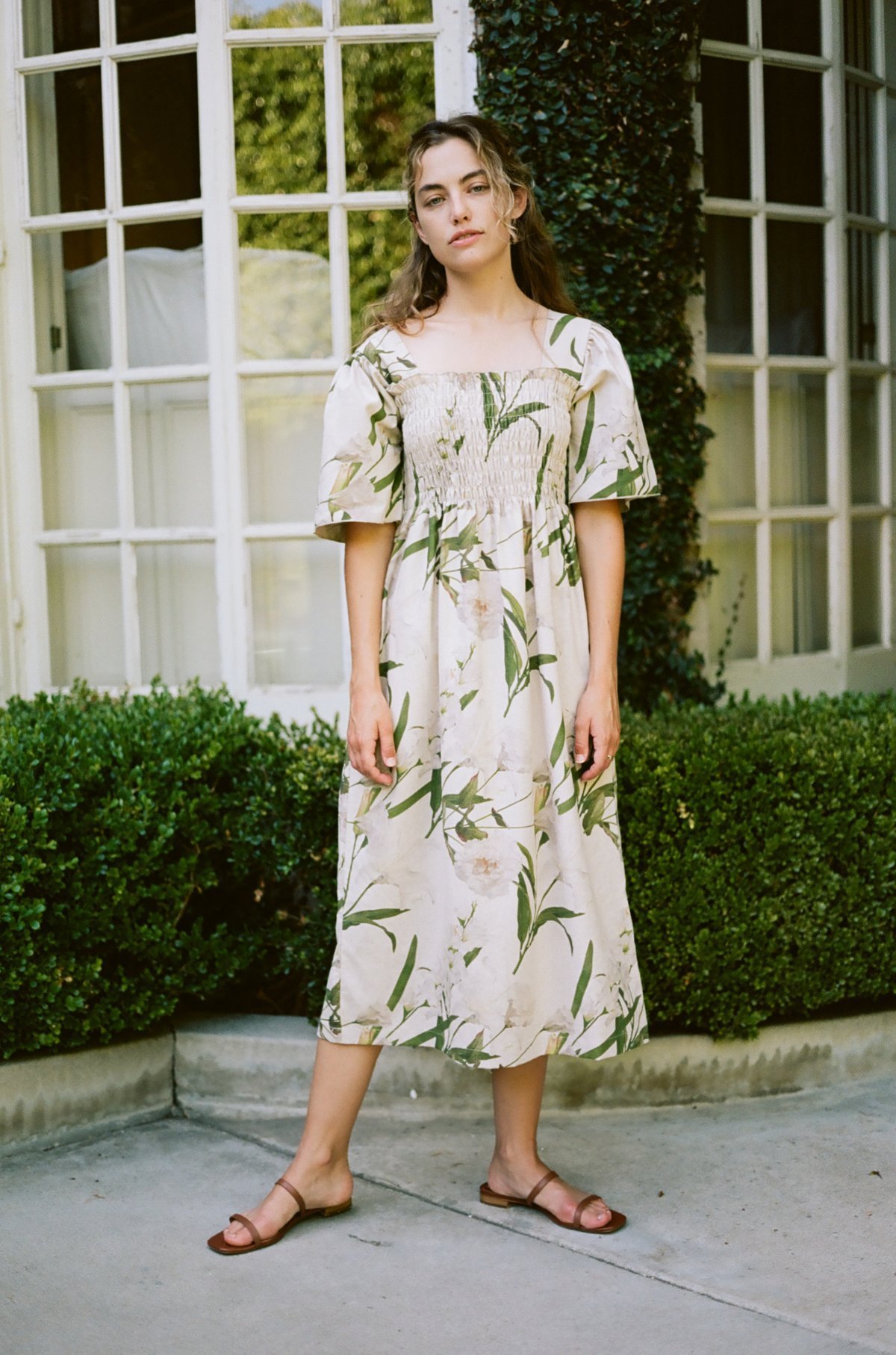 Lisa Says Gah Toni Midi Dress - Floral - Image 1 of 5