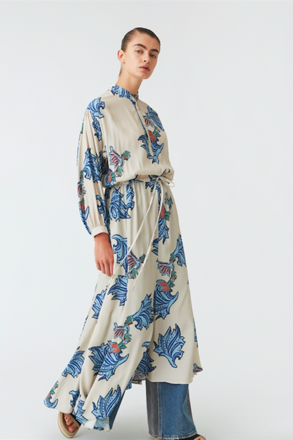 Hope Chance Dress - Blue Paisley