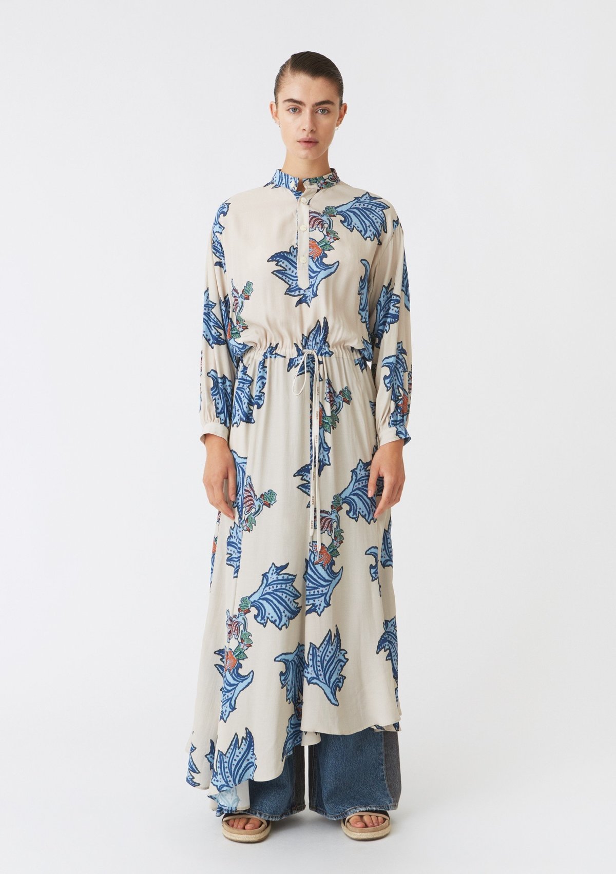 Hope Chance Dress - Blue Paisley - Image 2 of 5