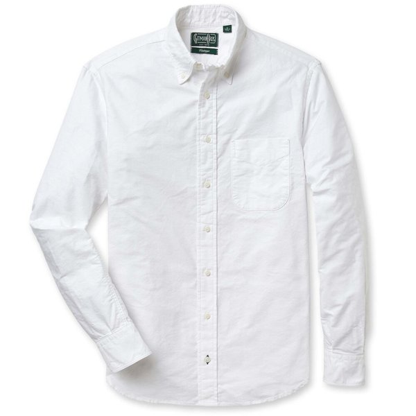 Gitman Bros.Oxford Shirt - White