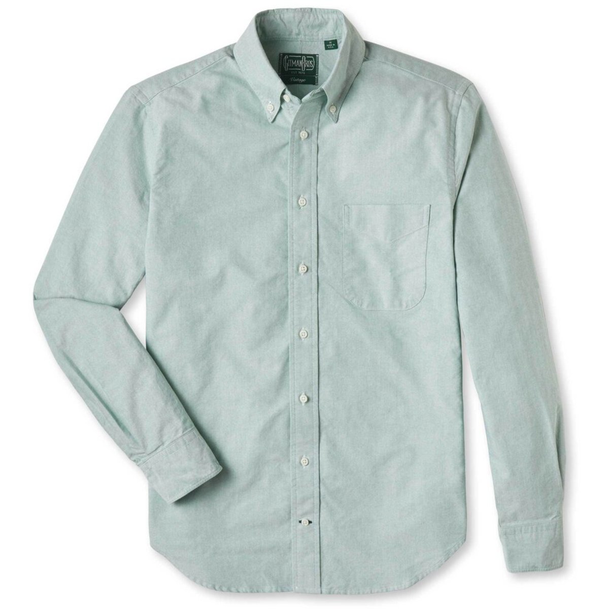 Gitman Bros. Oxford Shirt - Green - Image 1 of 3