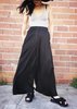 Berenik PLEATED WIDE ELASTIC PANTS - black - Thumbnail 1