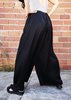 Berenik PLEATED WIDE ELASTIC PANTS - black - Thumbnail 6