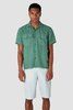 kings of indigo balder short sleeve linen shirt - pear green - Thumbnail 2