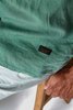 kings of indigo balder short sleeve linen shirt - pear green - Thumbnail 5