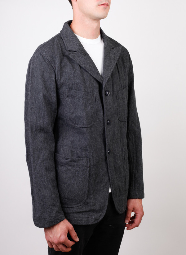 Engineered Garments Bedford Wool Serge Jacket - Charcoal Engineered Garments Bedford Wool Serge Jacket - Charcoal