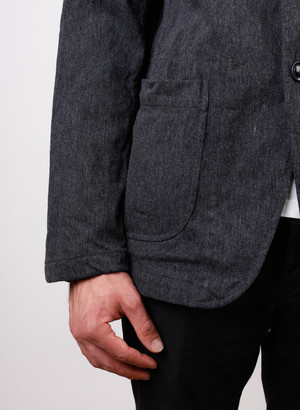 Engineered Garments Bedford Wool Serge Jacket - Charcoal Engineered Garments Bedford Wool Serge Jacket - Charcoal