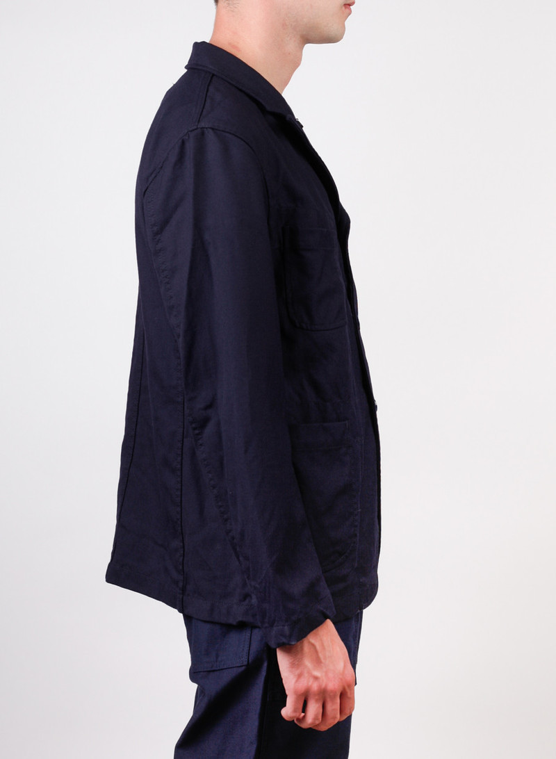 Engineered Garments Bedford ユニフォームサージ Engineered Garments Bedford Uniform Serge Jacket - Dark Navy